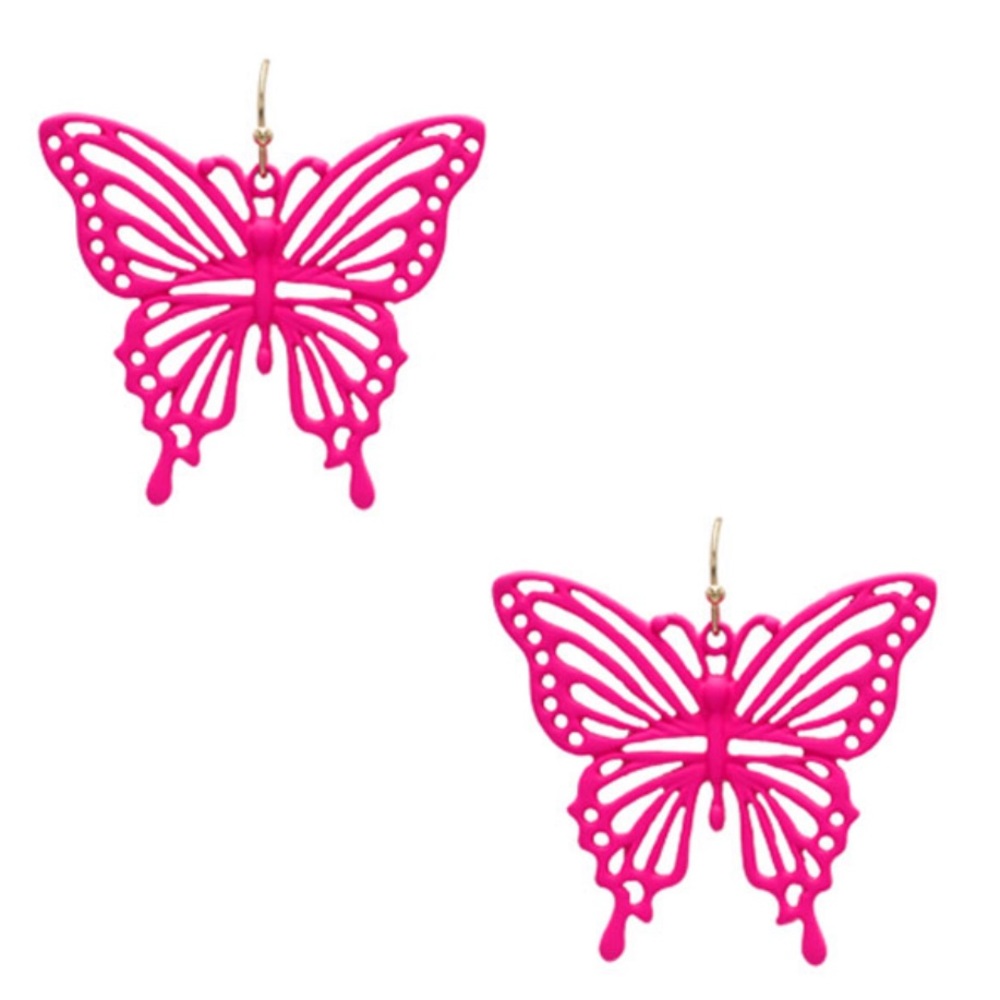 Colored Butterfly Earring